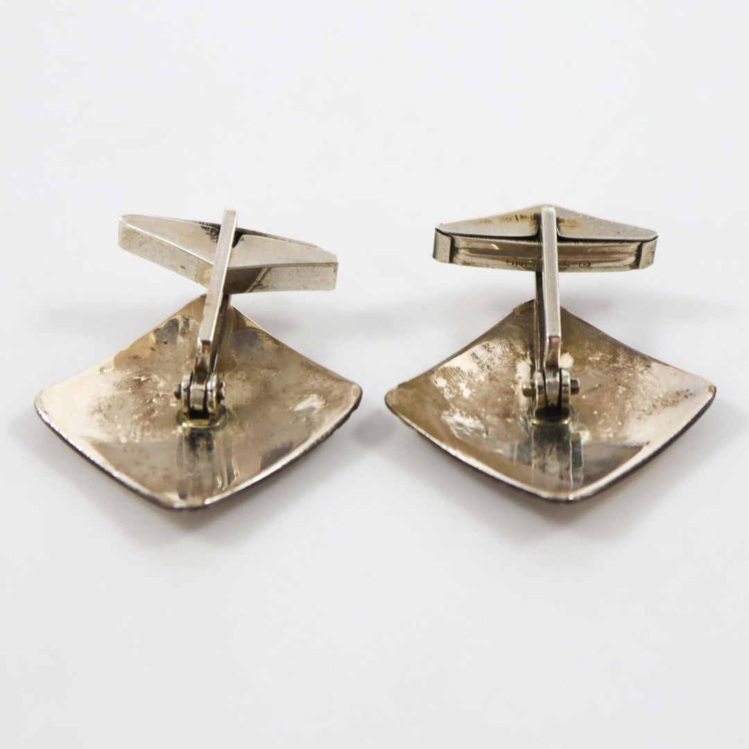 1970s Silver Cufflinks