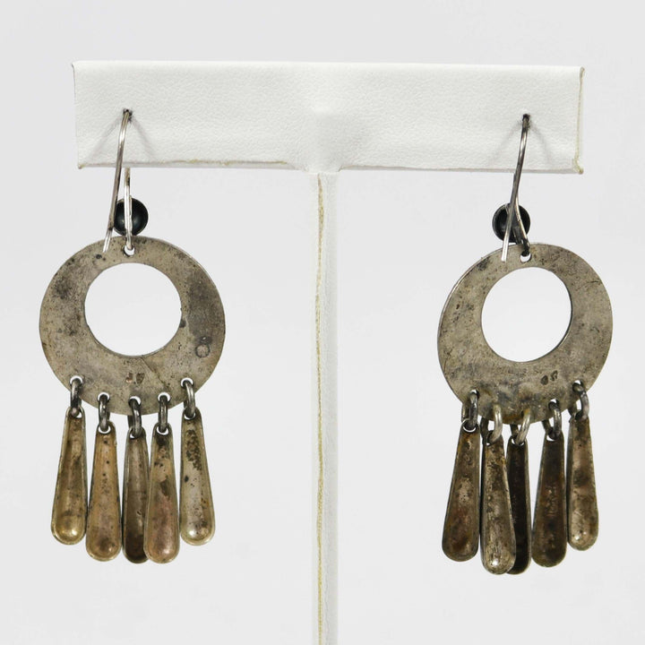 Coin Silver Earrings by Jock Favour - Garland's