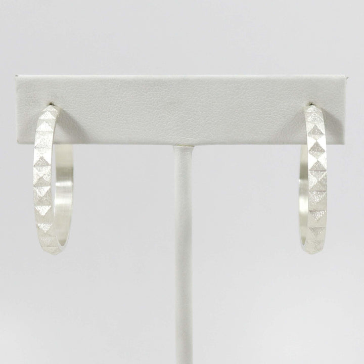 Pyramid Hoop Earrings by Maria Samora - Garland's
