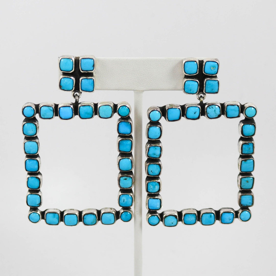 Turquoise Cluster Earrings by Federico - Garland's