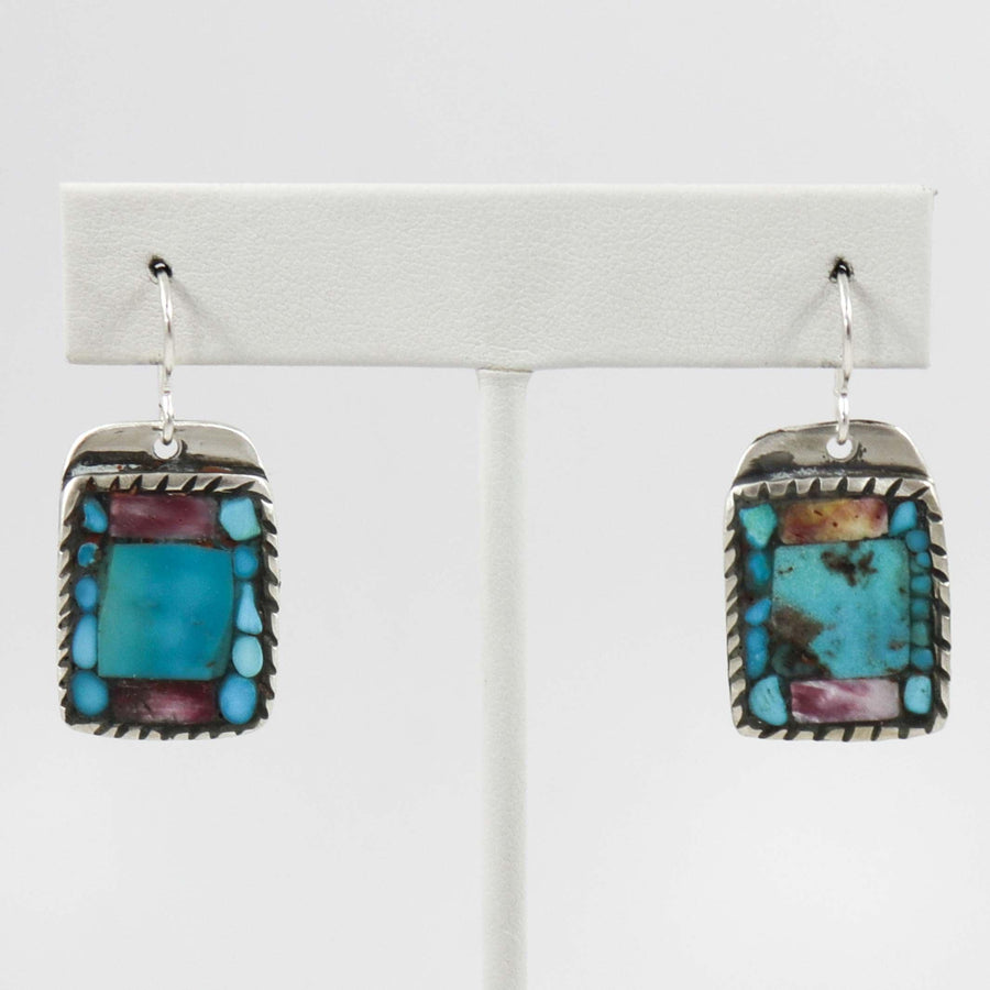 Multi-Stone Inlay Earrings by Charlie Favour - Garland's