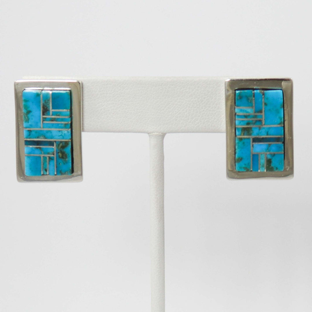 Turquoise Earrings by Tommy Jackson - Garland's