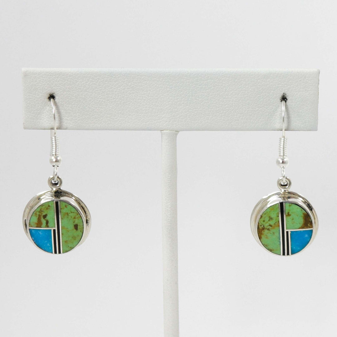 Inlay Earrings by Stanley Manygoats - Garland's