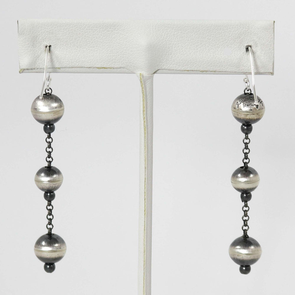 Navajo Pearl Earrings by Victoria Haley-Anderson - Garland's