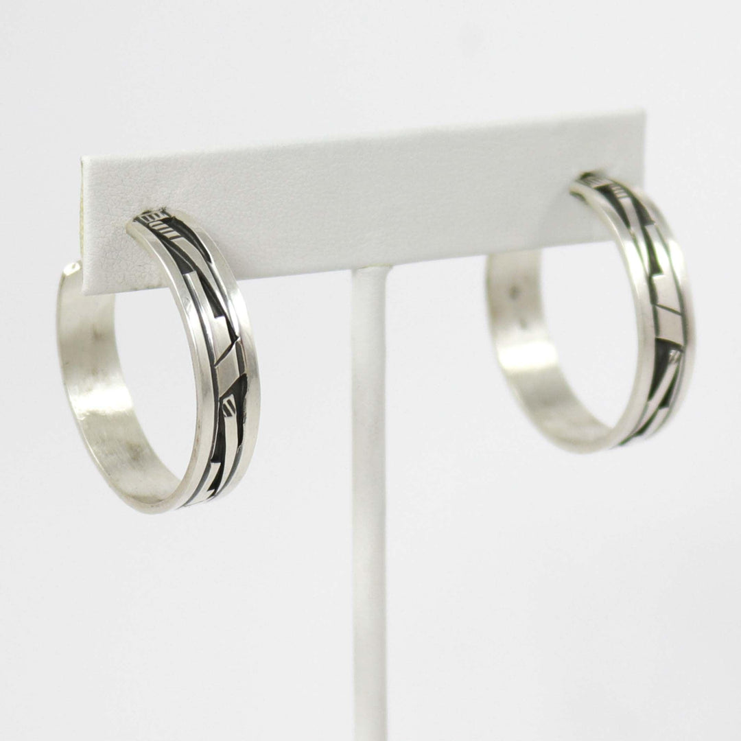 Silver Hoop Earrings