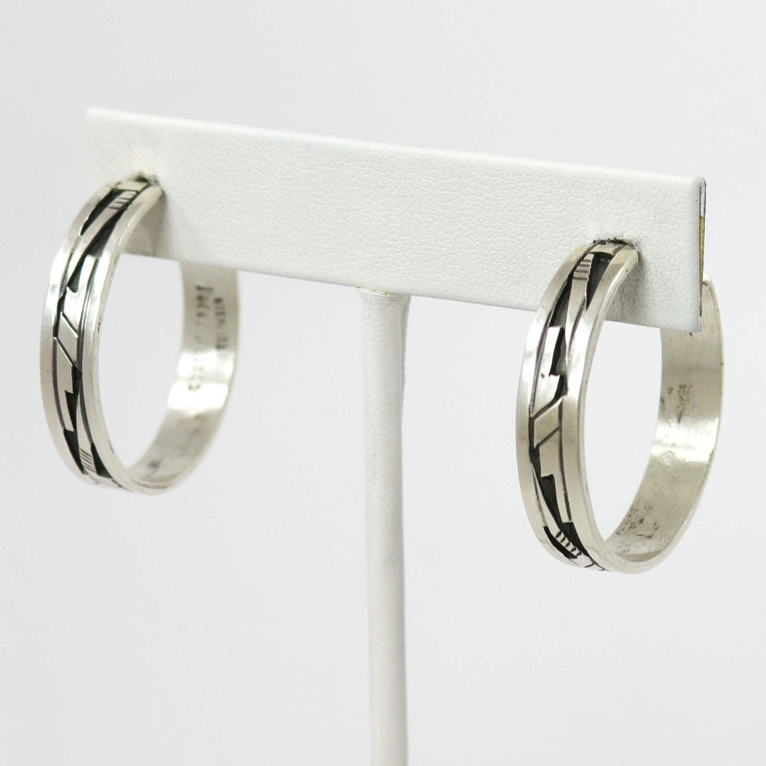 Silver Hoop Earrings