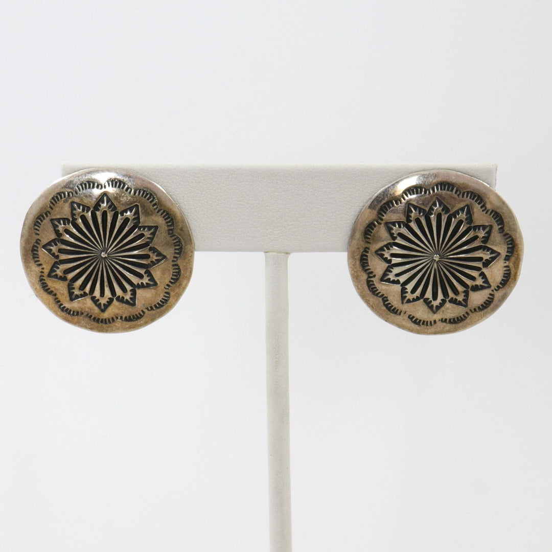 Concho Clip Earrings