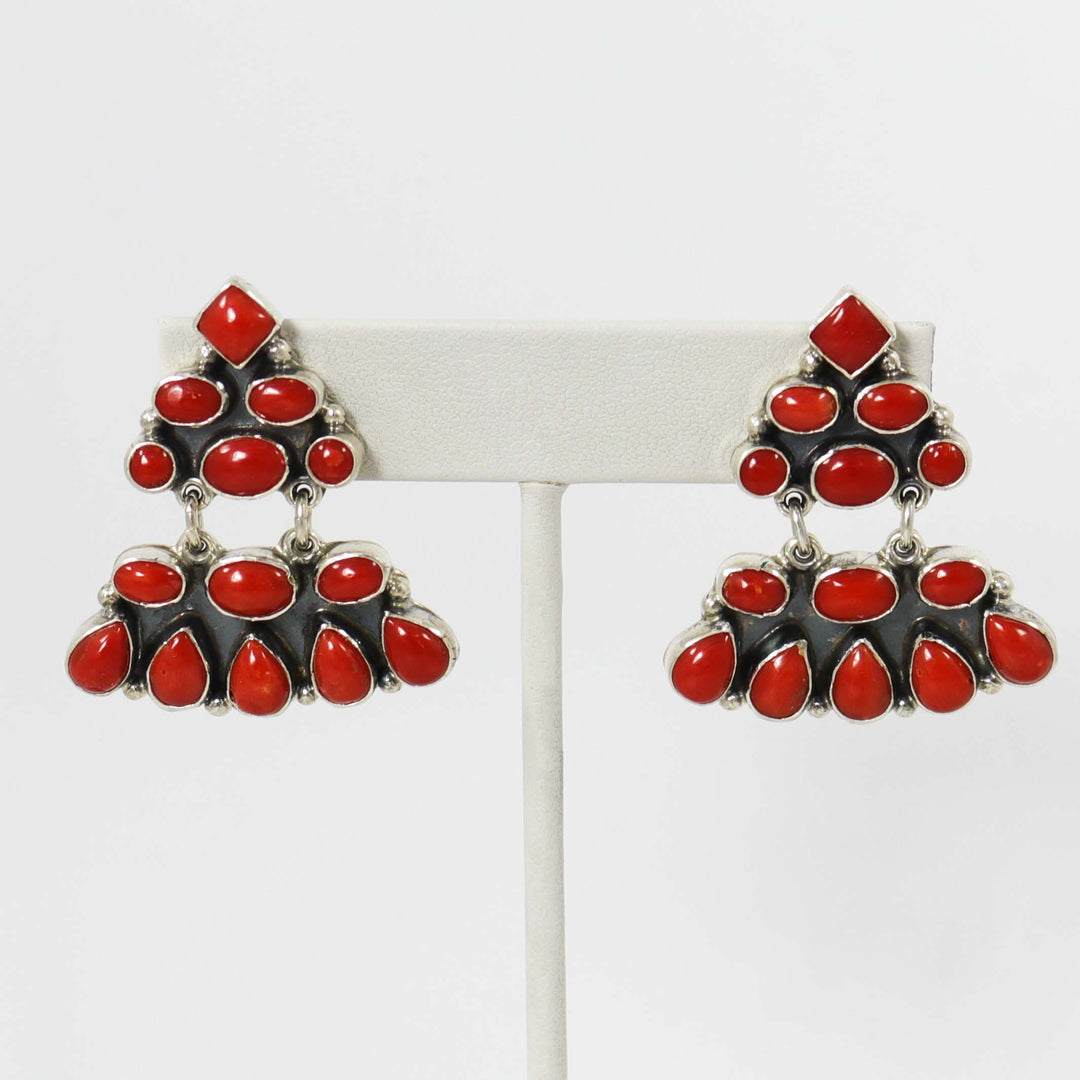 Coral Earrings