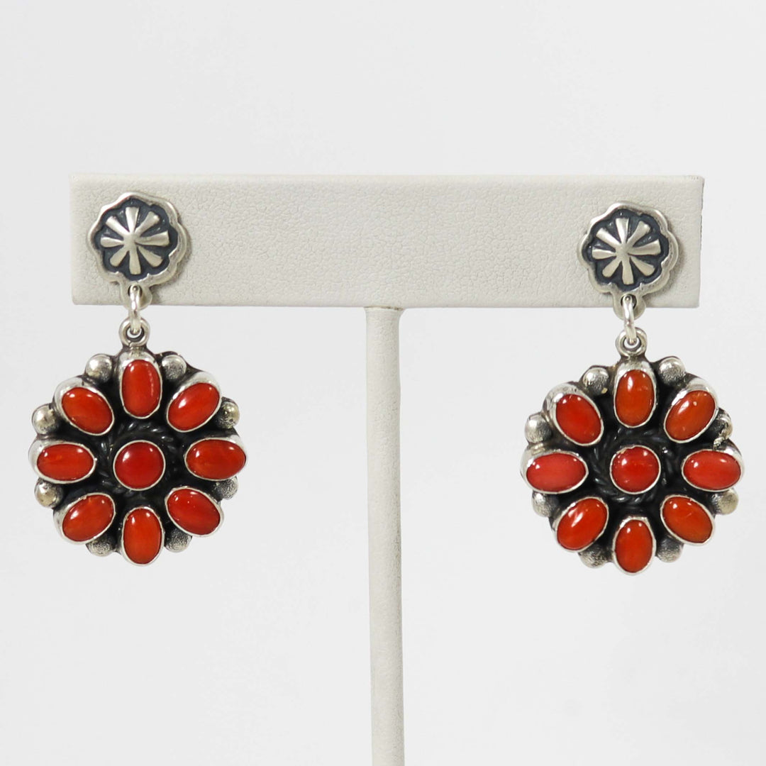 Coral Earrings