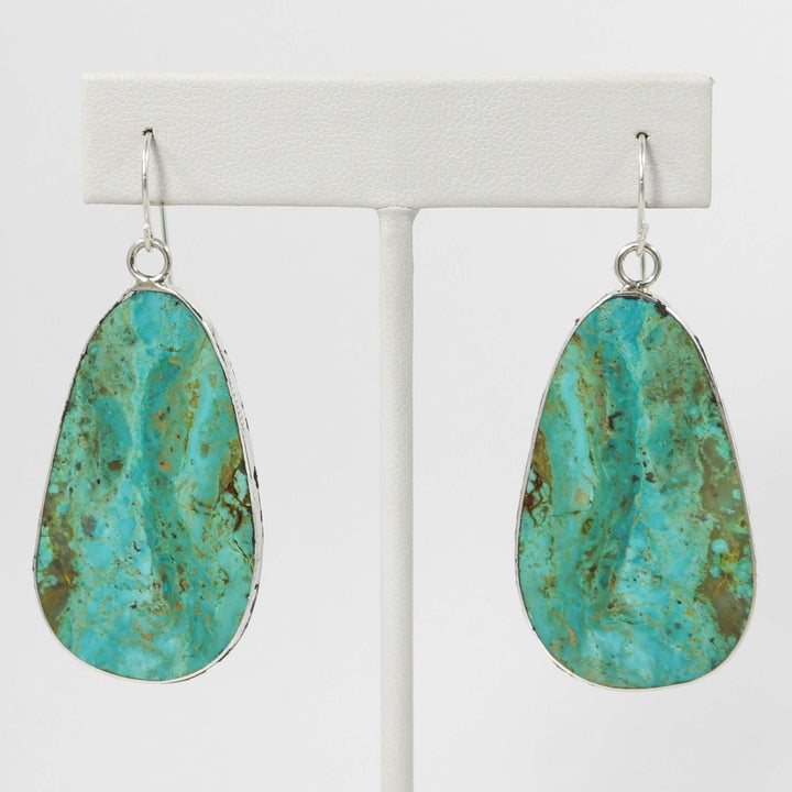 Turquoise Slab Earrings