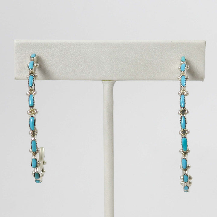 Turquoise Hoop Earrings