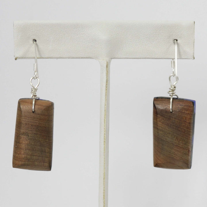 Lapis Inlay Earrings