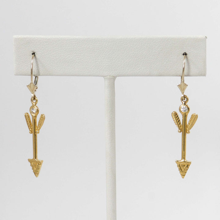 Gold Arrow Earrings