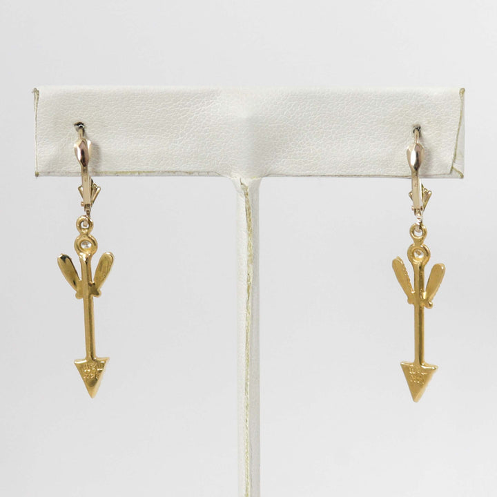 Gold Arrow Earrings