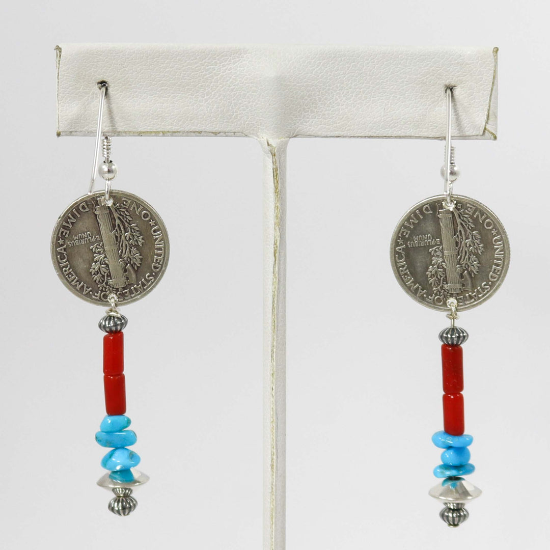 Mercury Dime Earrings