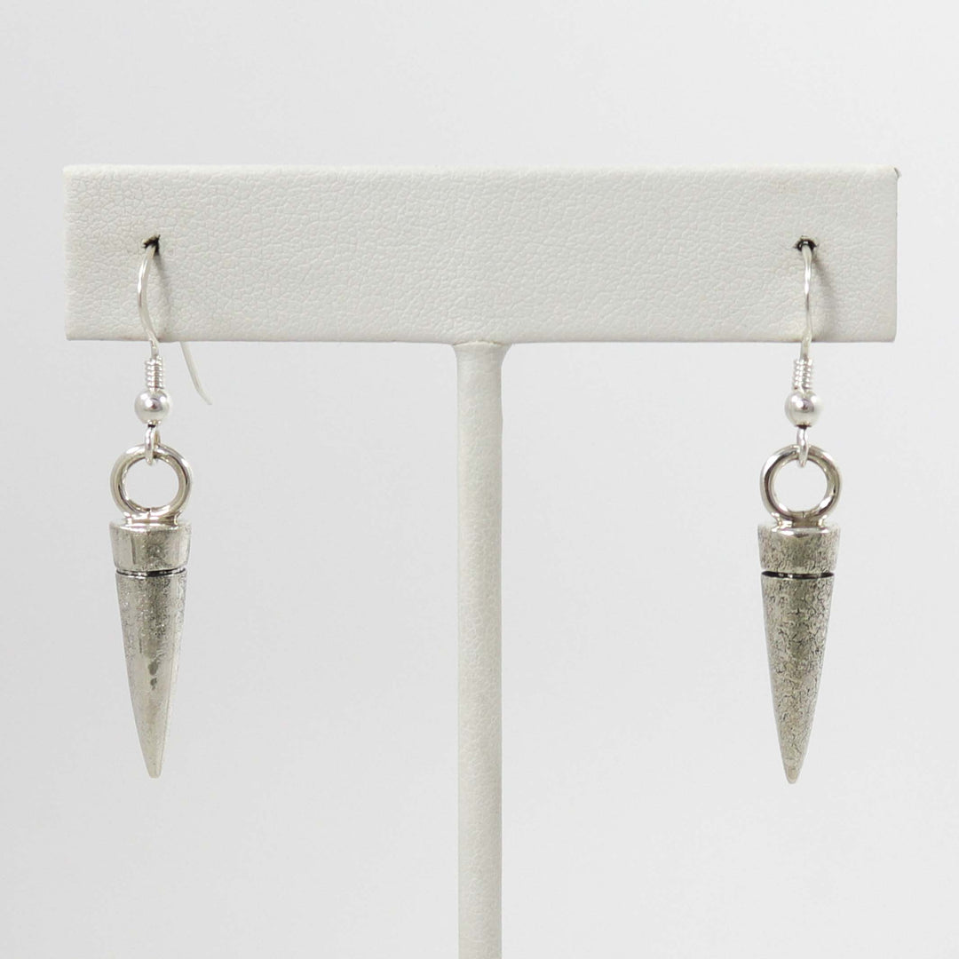 Silver Spike Earrings