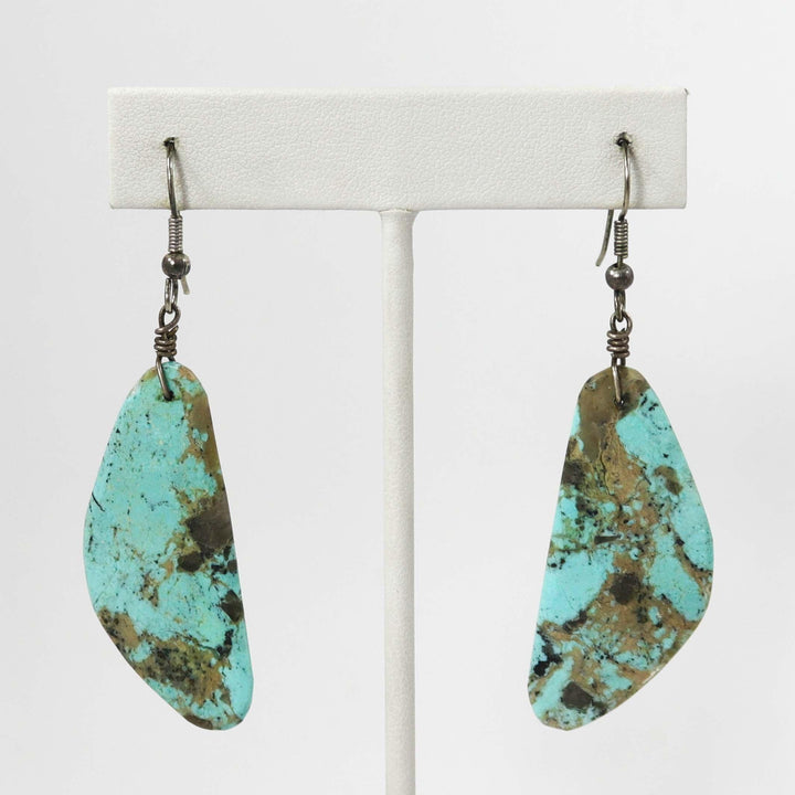 Turquoise Slab Earrings