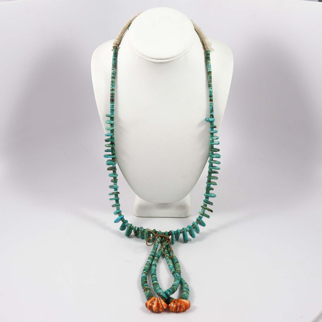 Cripple Creek Turquoise Jacla Necklace by Ray Lovato - Garland's