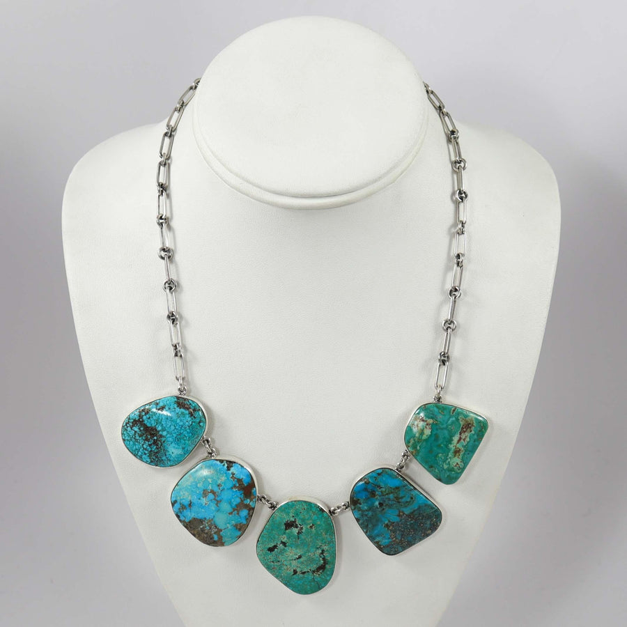 Turquoise Tab Necklace by Federico - Garland's