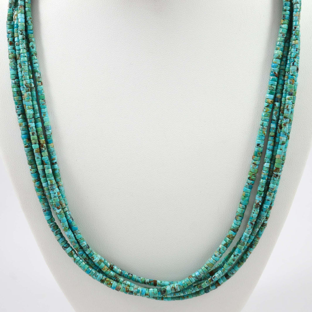 Whitewater Turquoise Necklace by Clarissa and Vernon Hale - Garland's