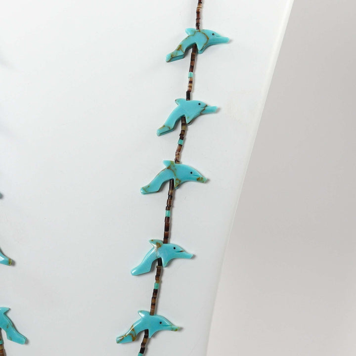 1990s Dolphin Fetish Necklace by Vintage Collection - Garland's
