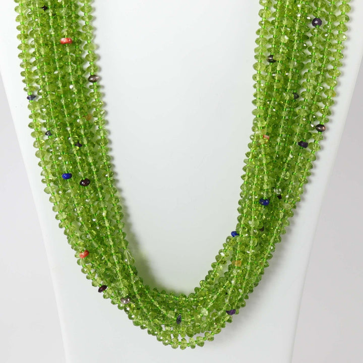Peridot Necklace by Colina Yazzie - Garland's