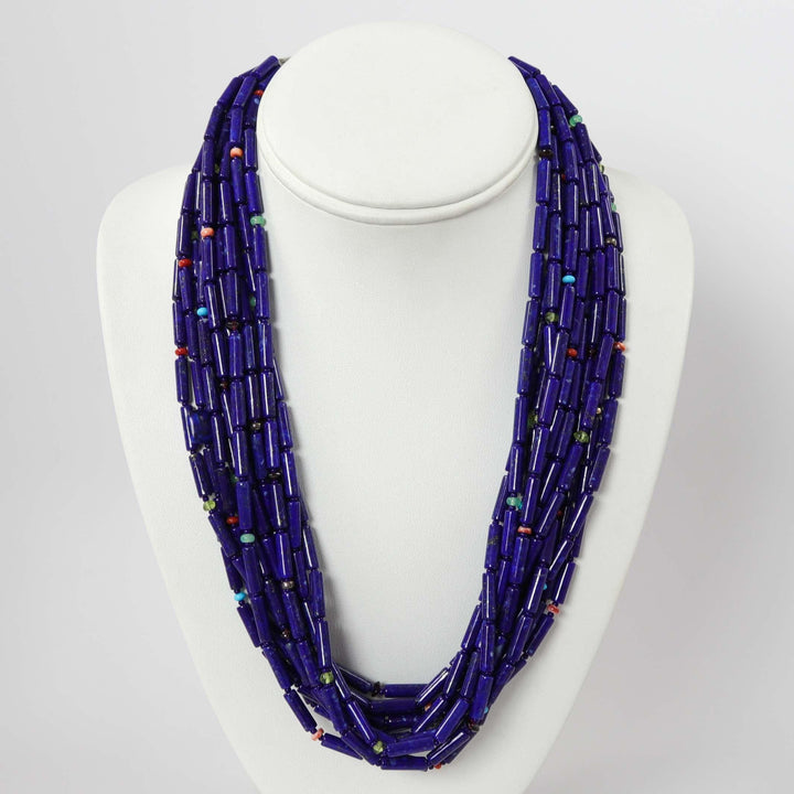 Lapis Necklace by Colina Yazzie - Garland's