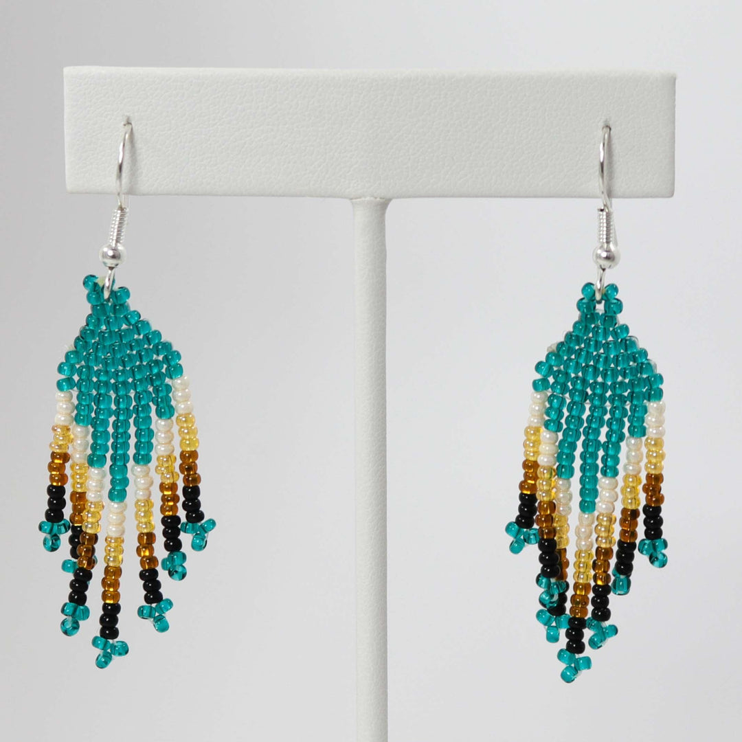 Beaded Necklace and Earring Set by Rena Charles - Garland's