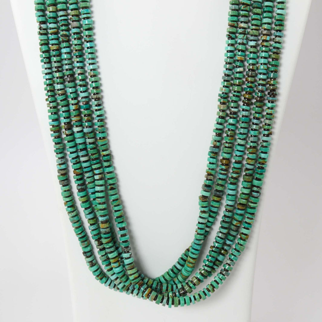 Kingman Turquoise Necklace by Marcella Teller - Garland's