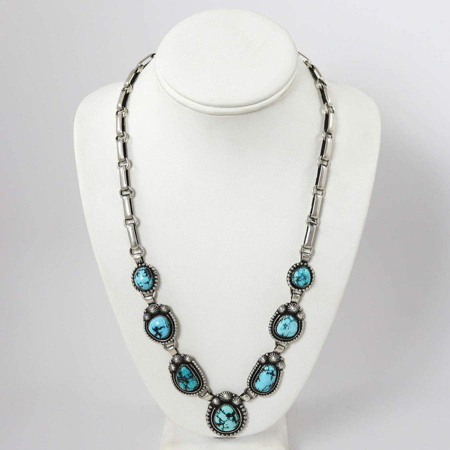 Kingman Turquoise Necklace by Jeanette Dale - Garland's