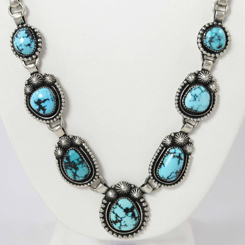 Kingman Turquoise Necklace by Jeanette Dale - Garland's