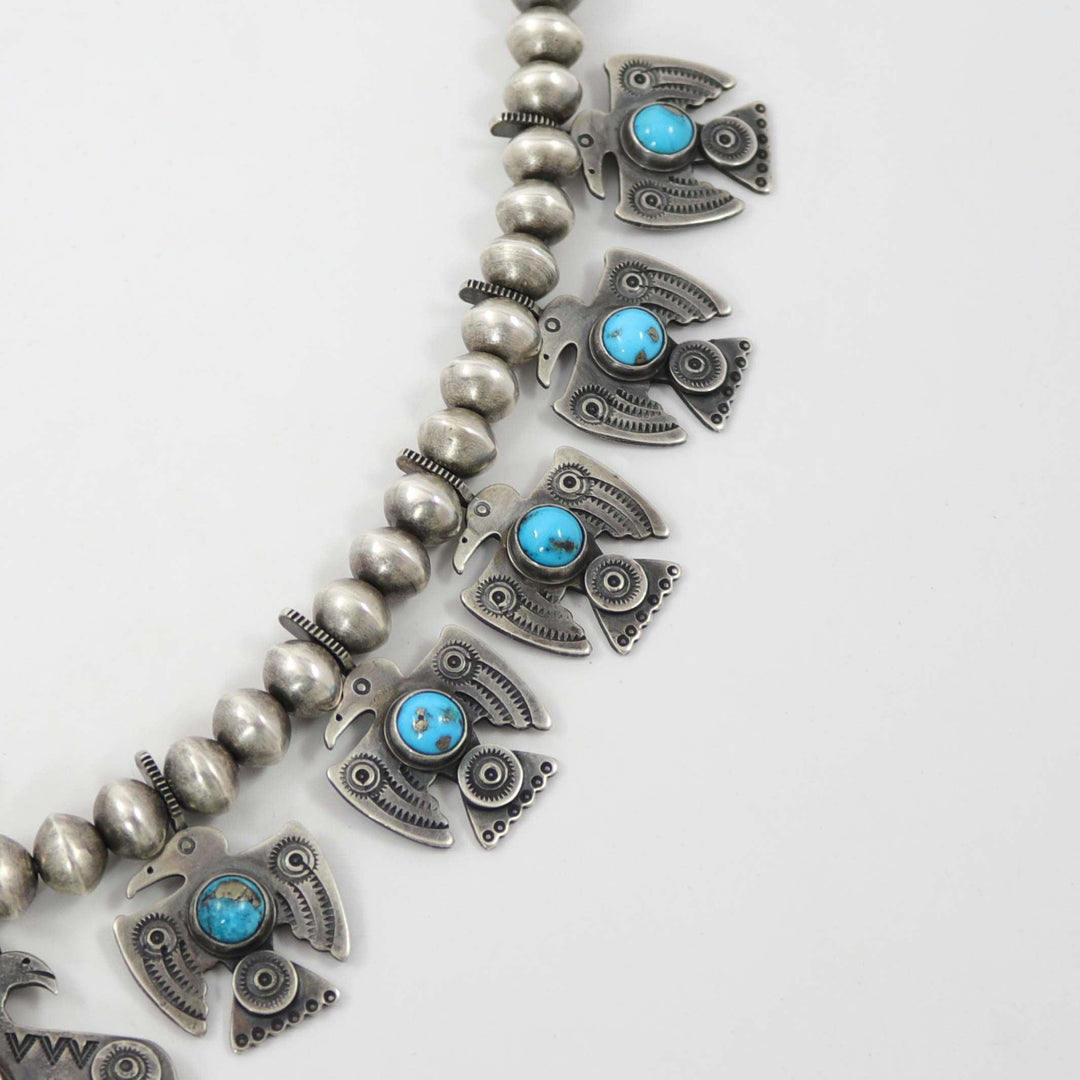 Turquoise Thunderbird Necklace