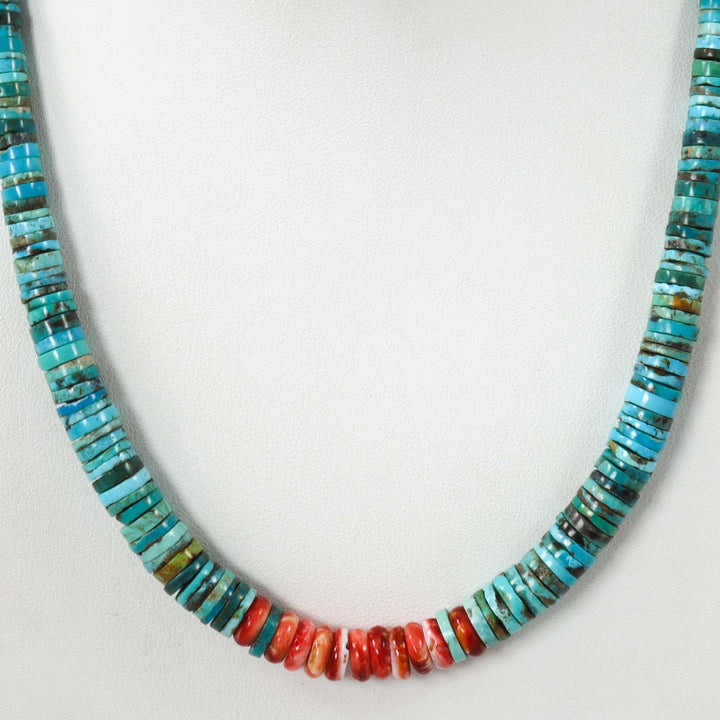 Turquoise and Spiny Necklace