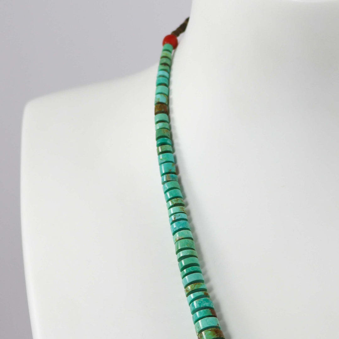 Turquoise and Spiny Oyster Shell Necklace