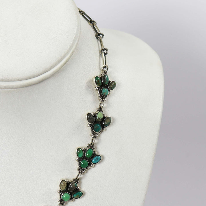 Turquoise Squash Blossom Necklace