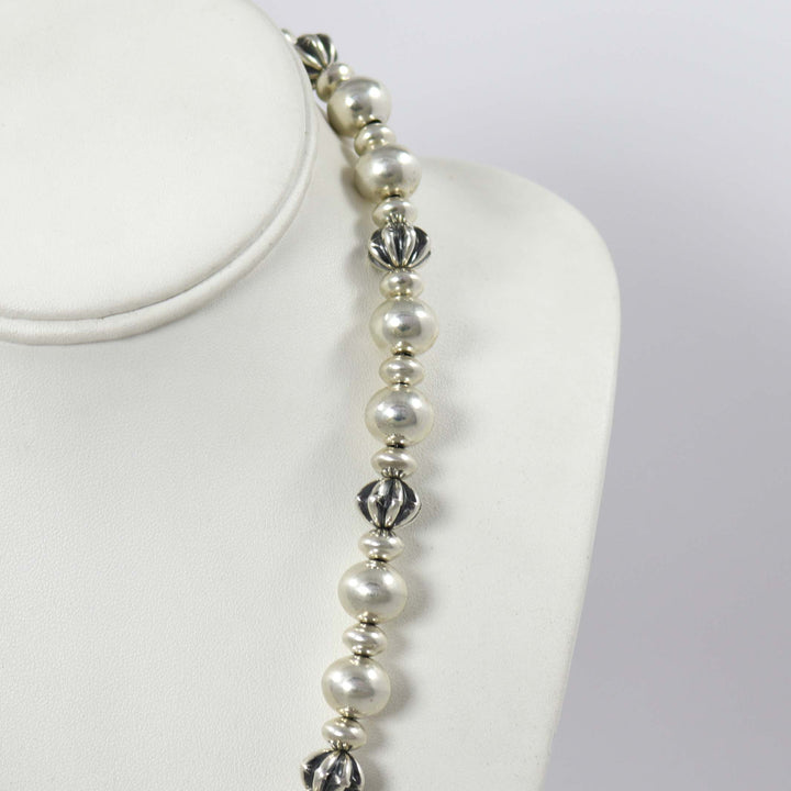 Fluted Bead Necklace