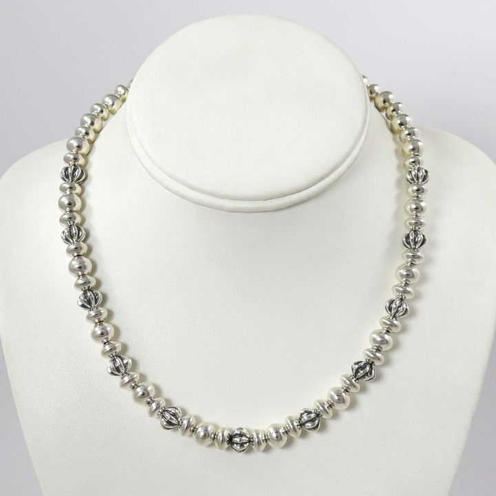 Fluted Bead Necklace