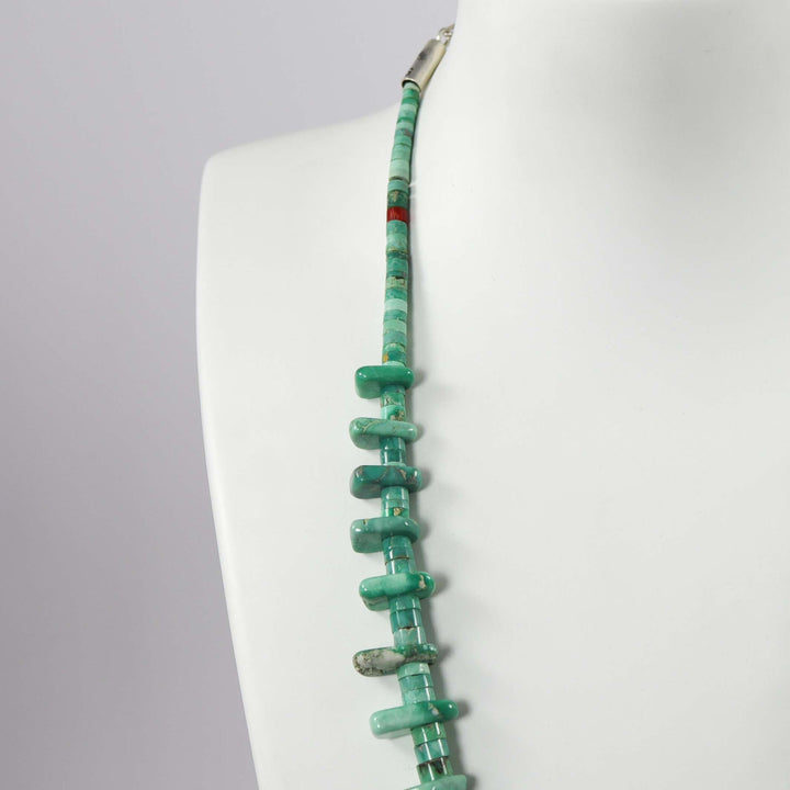 Broken Arrow Variscite Necklace