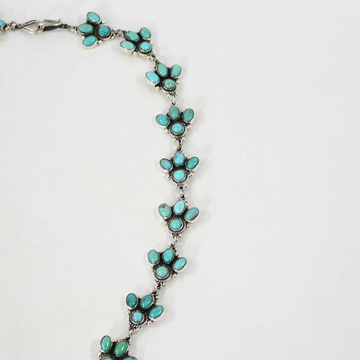 Turquoise Squash Blossom Necklace