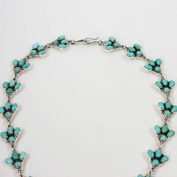 Turquoise Squash Blossom Necklace