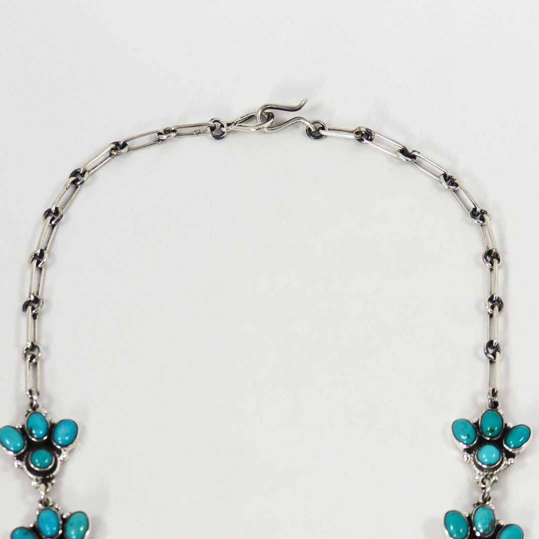 Turquoise Squash Blossom Necklace