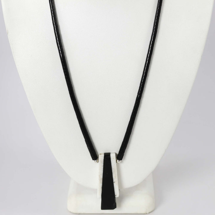 Jet and Marble Necklace