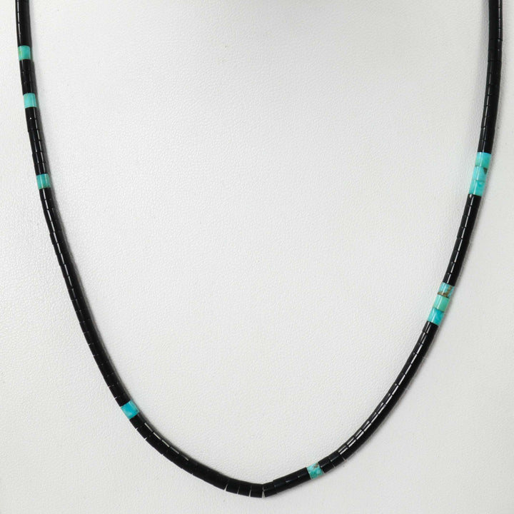 Jet and Turquoise Necklace