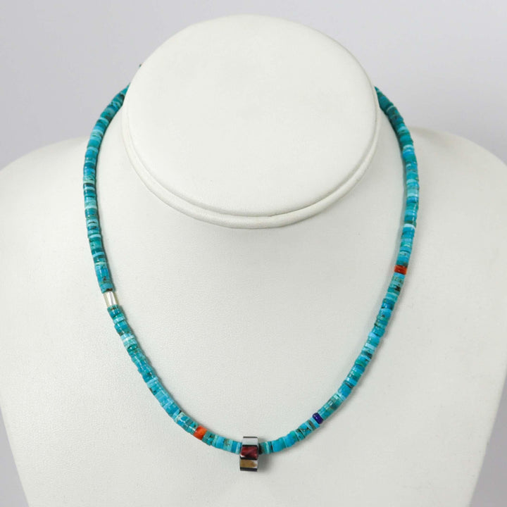 Turquoise Bead Necklace