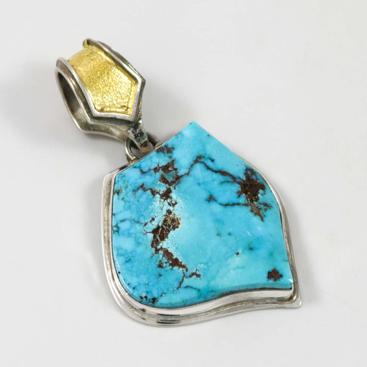 Lone Mountain Turquoise Pendant by Curt Pfeffer - Garland's