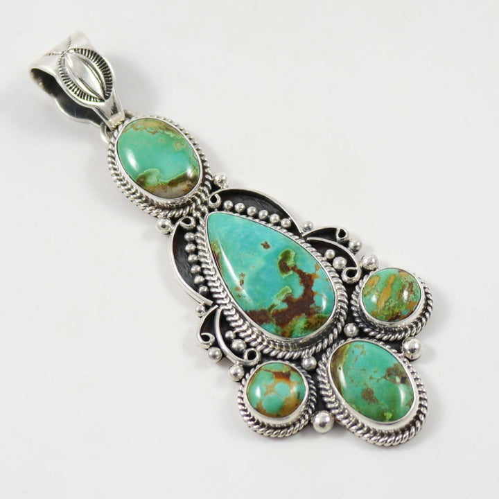 Royston Turquoise Pendant by Dee Nez - Garland's