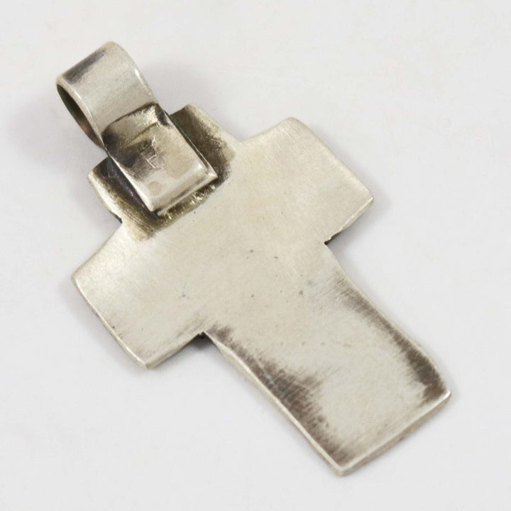 Silver Cross Pendant by Charlie Favour - Garland's