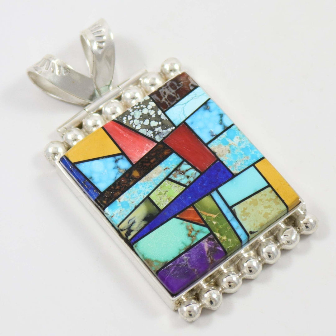 “Stained Glass” Pendant by Bryon Yellowhorse - Garland's