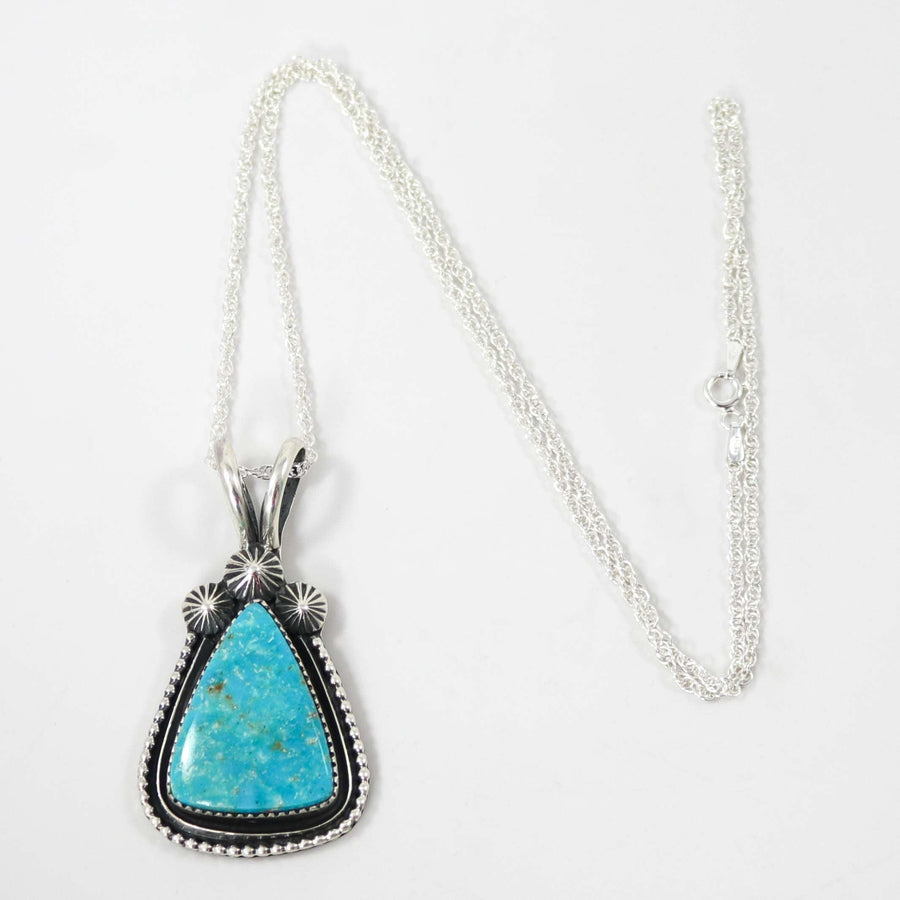 Kingman Turquoise Pendant by Jeanette Dale - Garland's