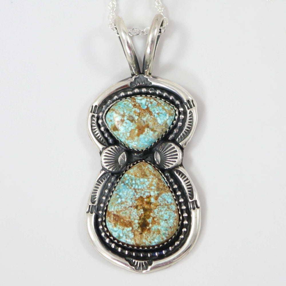 Number Eight Turquoise Pendant by Jeanette Dale - Garland's